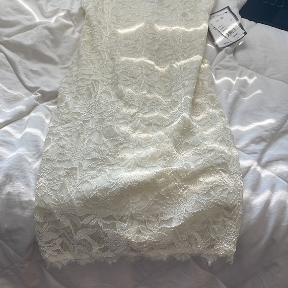 Macys lace sparkly dress- Large - Picture 2 of 5